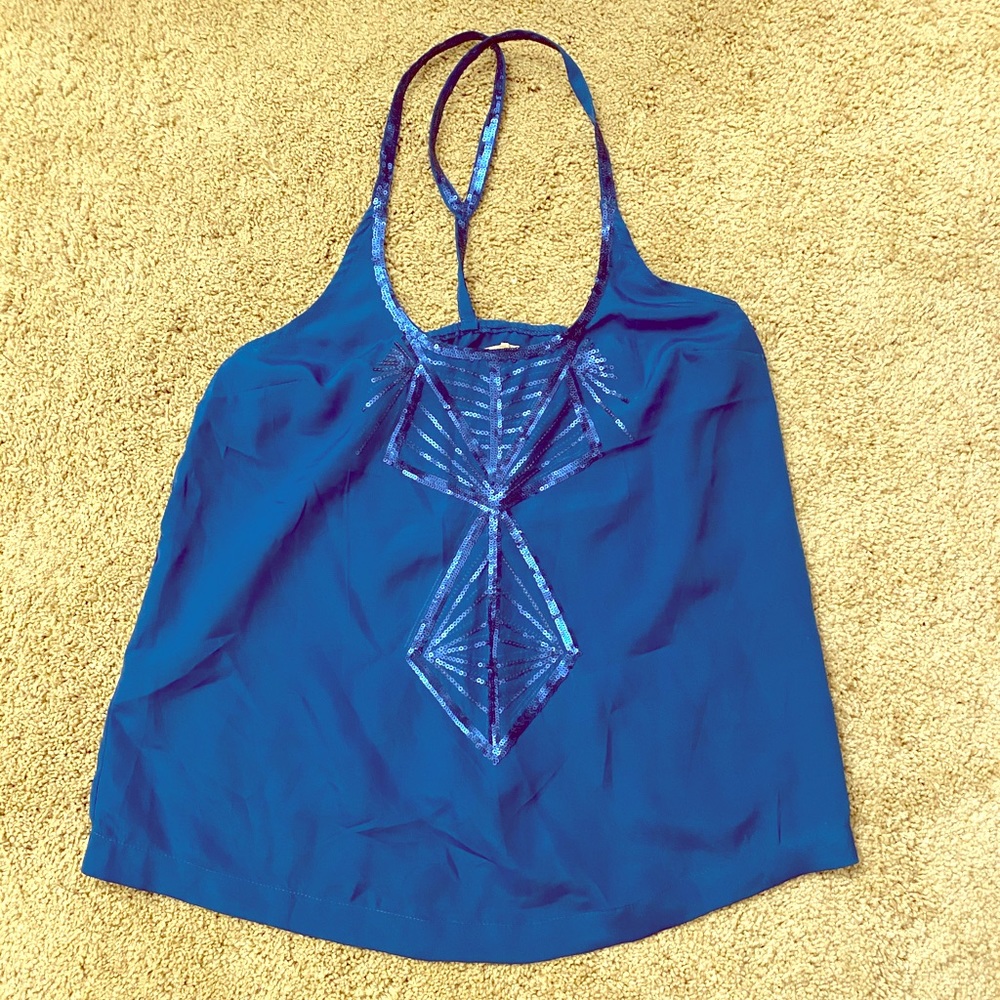 New w/o tags blue top